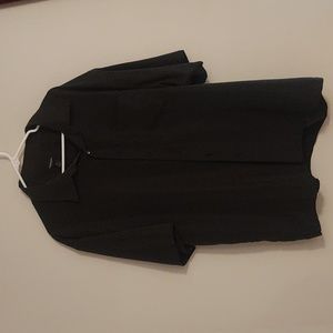 Black Short Sleeve Dress Shirt